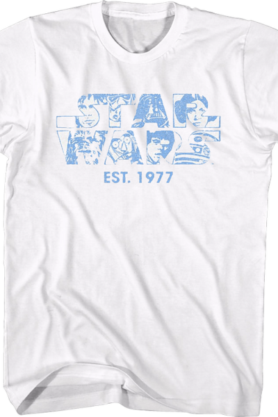 Faces In Logo Star Wars T-Shirt