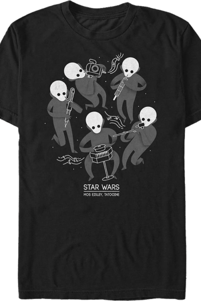 Figrin D’an and the Modal Nodes Concert Poster Star Wars T-Shirt