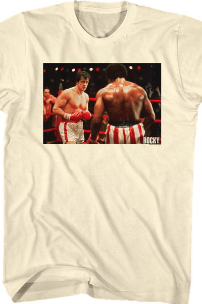 First Fight Apollo Creed vs Rocky Balboa T-Shirt