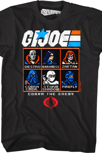 GI Joe A Real American Hero Commodore 64 Game T-Shirt