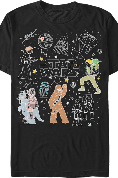 Galaxy Far Far Away Star Wars T-Shirt