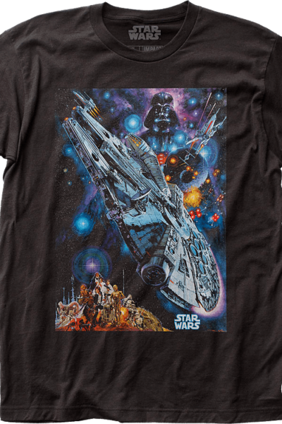 Galaxy Poster Star Wars T-Shirt