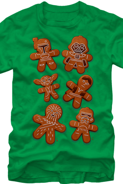 Gingerbread Star Wars Christmas T-Shirt