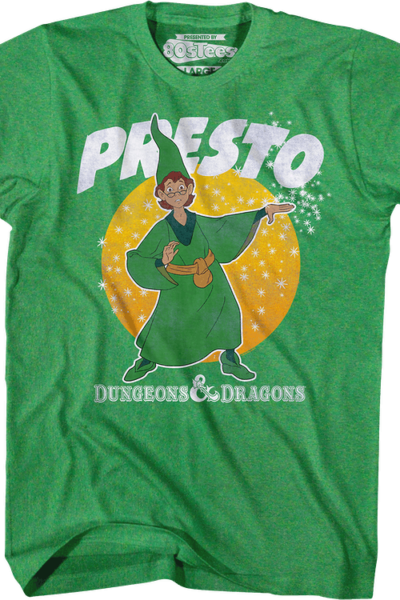 Green Presto the Magician Dungeons & Dragons T-Shirt