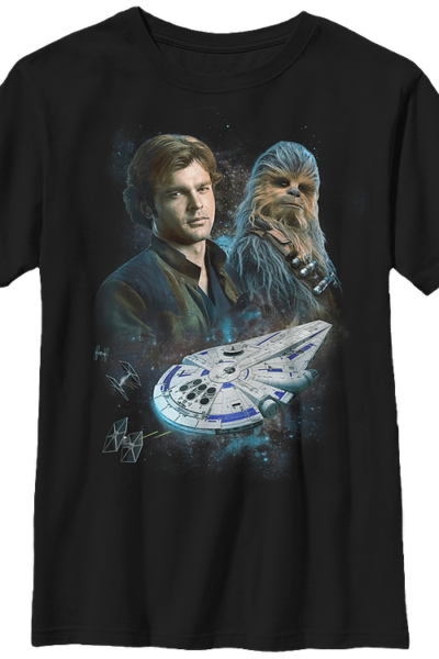 Han and Chewie Solo Star Wars T-Shirt
