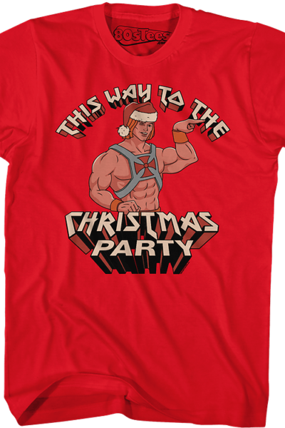 He-Man Christmas Party T-Shirt