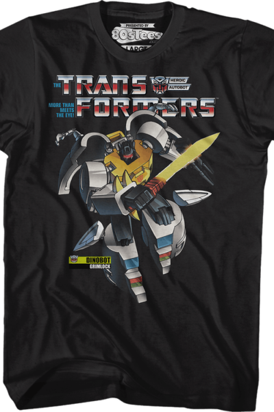 Heroic Dinobot Grimlock Transformers T-Shirt