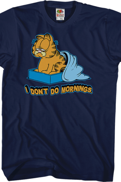 I Don’t Do Mornings Garfield T-Shirt