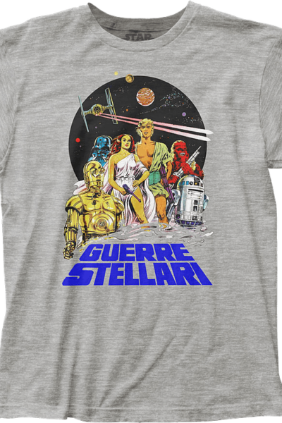 Italian Poster Star Wars T-Shirt