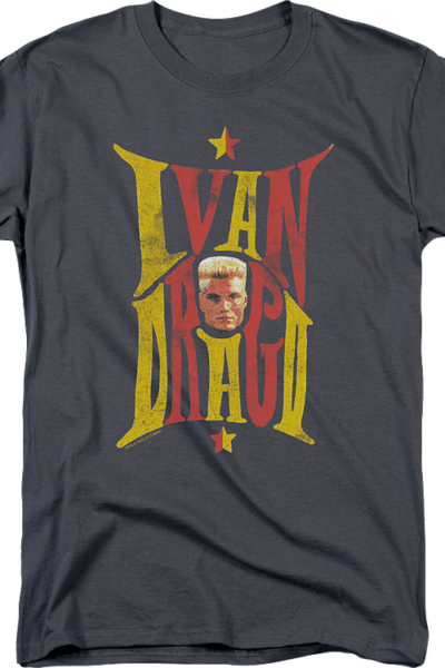 Ivan Drago Name And Face Rocky T-Shirt