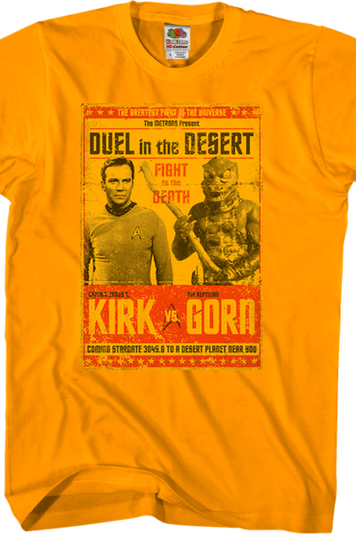 Kirk vs Gorn Star Trek T-Shirt