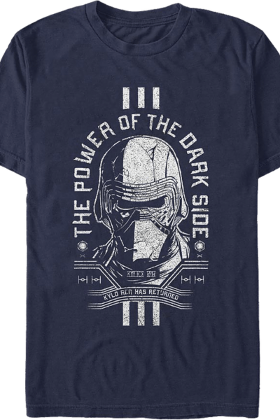 Kylo Ren The Dark Side Of The Force Star Wars T-Shirt