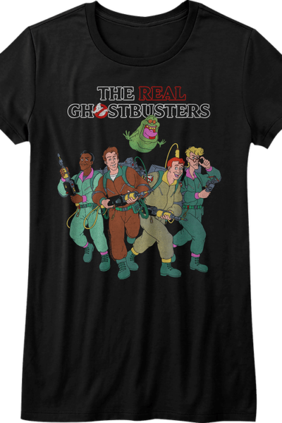 Ladies Cast Real Ghostbusters Shirt