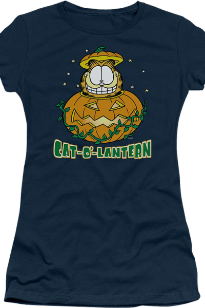 Ladies Cat-O’-Lantern Garfield Shirt