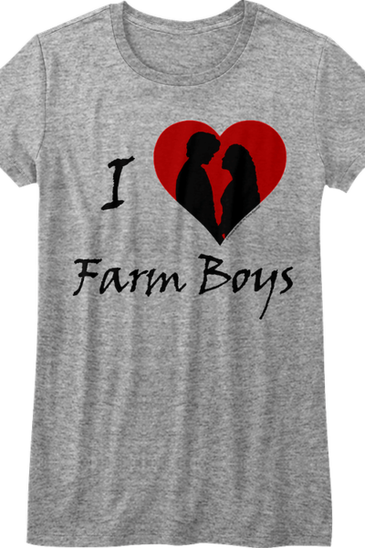 Ladies I Love Farm Boys Princess Bride Shirt