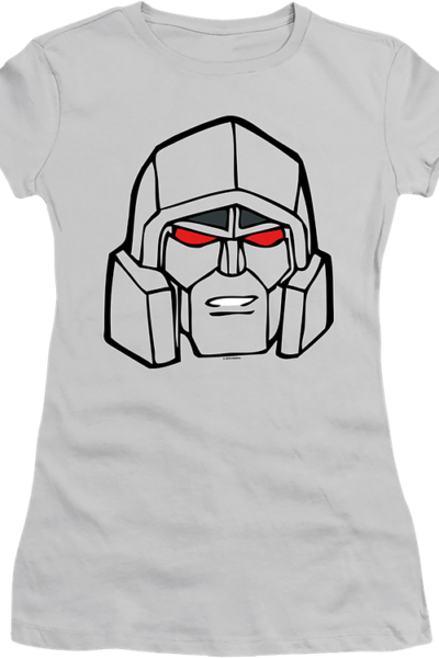 Ladies Megatron Head Shot Transformers Shirt