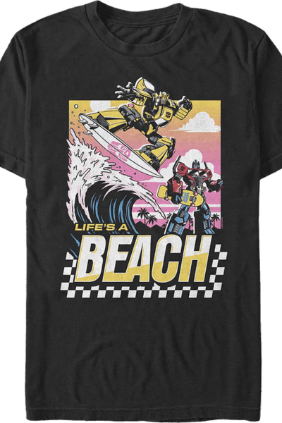 Life’s A Beach Transformers T-Shirt
