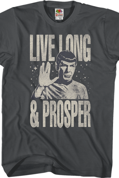 Live Long and Prosper Star Trek T-Shirt