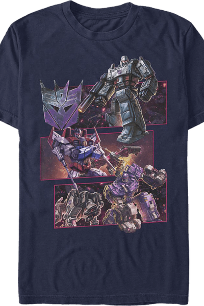 Logo And Decepticons Transformers T-Shirt