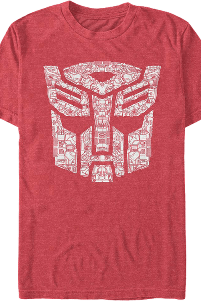 Mechanical Autobots Logo Transformers T-Shirt