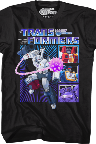 Megatron and the Decepticons Transformers T-Shirt