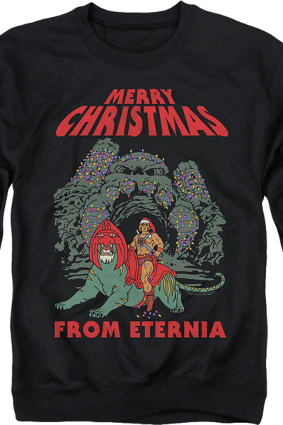 Merry Christmas from Eternia Masters of the Universe Sweatshirt