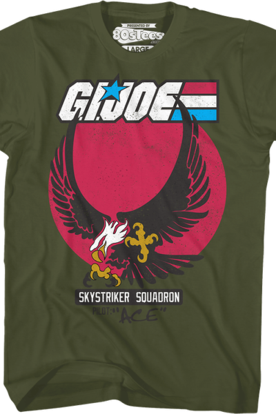 Military Green Skystriker Squadron GI Joe T-Shirt