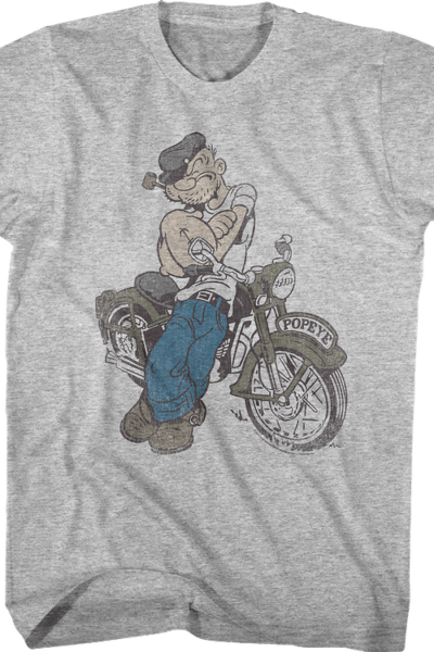 Motorcycle Popeye T-Shirt