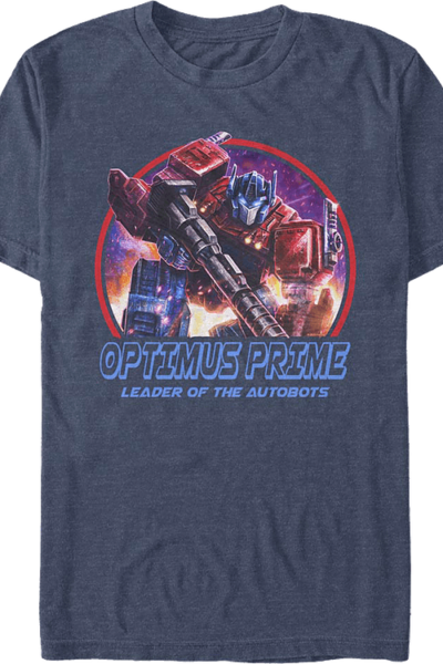 Optimus Prime Leader Of The Autobots Transformers T-Shirt