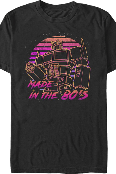 Optimus Prime Made In The 80’s Transformers T-Shirt