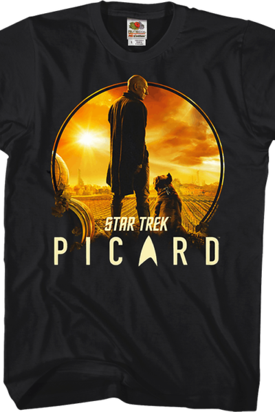 Picard and Number One Star Trek T-Shirt