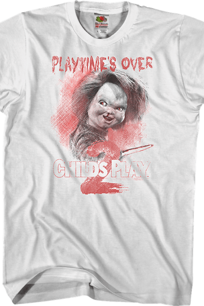 Playtime’s Over Child’s Play 2 T-Shirt