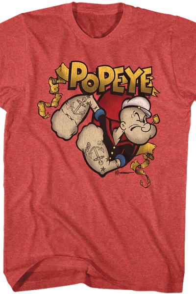 Popeye Gold Banner T-Shirt