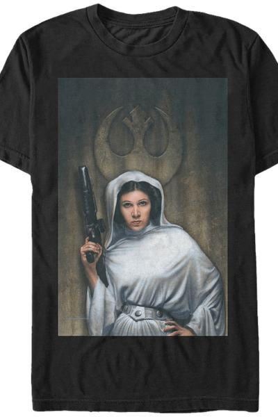 Princess Leia Painting Star Wars T-Shirt