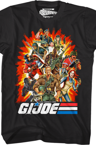 Real American Heroes Group GI Joe T-Shirt