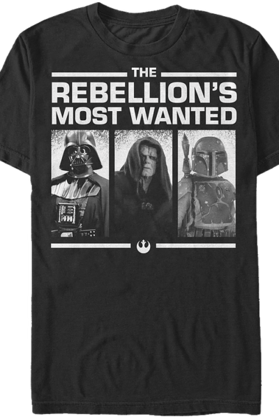Rebellion’s Most Wanted Star Wars T-Shirt