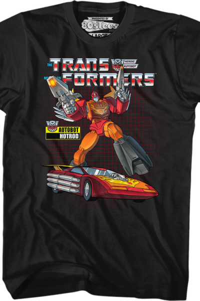 Retro Hot Rod Transformers T-Shirt