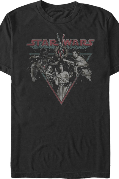 Retro Lightsaber Duel Star Wars T-Shirt