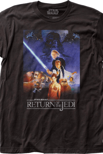 Return Of The Jedi Movie Poster Star Wars T-Shirt
