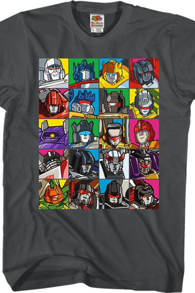 Robot Collage Transformers T-Shirt