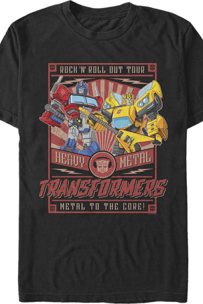 Rock ‘N’ Roll Out Tour Transformers T-Shirt