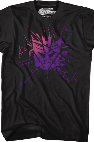 Shattered Glass Decepticons Logo Transformers T-Shirt