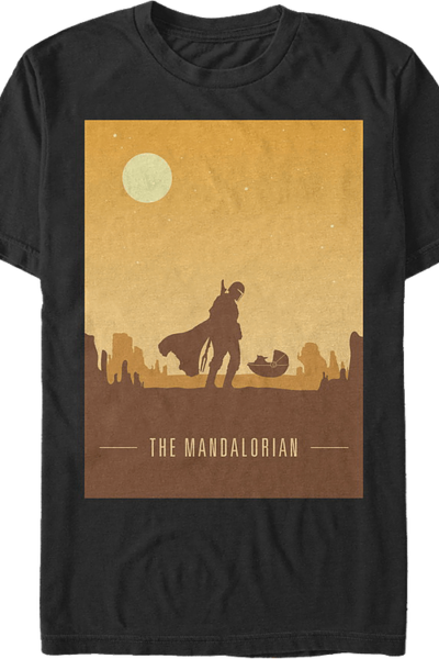 Silhouettes Star Wars The Mandalorian T-Shirt