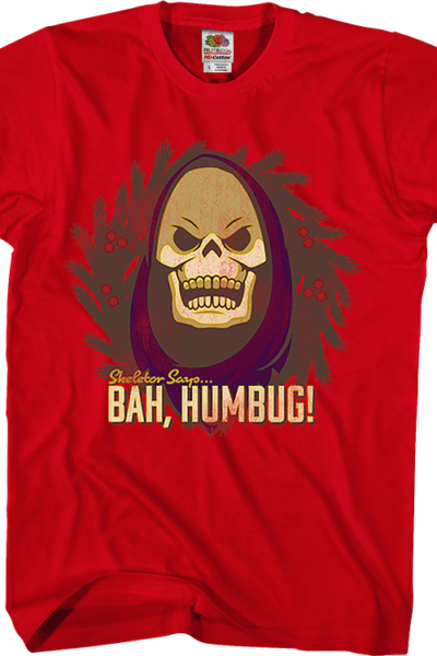 Skeletor Says Bah Humbug Masters of the Universe T-Shirt