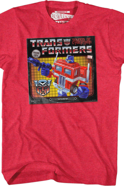 Sounds of Cybertron Transformers T-Shirt