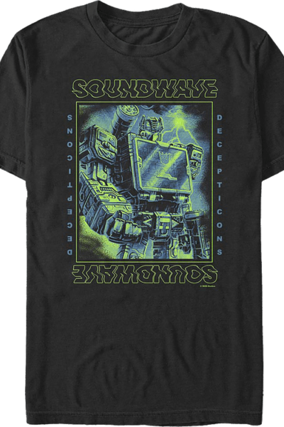 Soundwave Poster Transformers T-Shirt