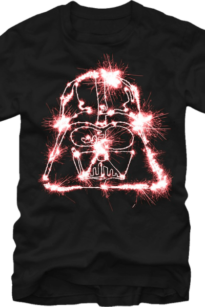 Sparkling Darth Vader Helmet Star Wars T-Shirt