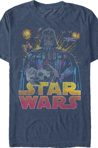 Star Wars Vader Air Battle T-Shirt
