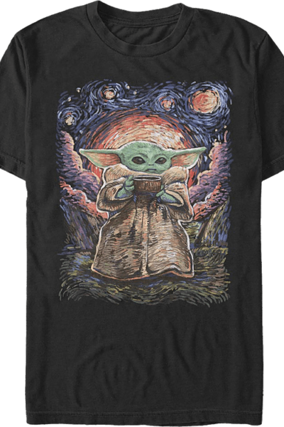 Starry Child The Mandalorian Star Wars T-Shirt