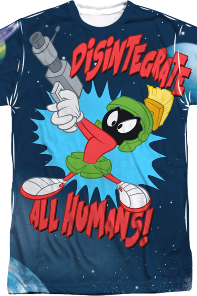 Sublimation Marvin the Martian Looney Tunes Shirt
